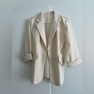 Amazon Women's Beige Blazer